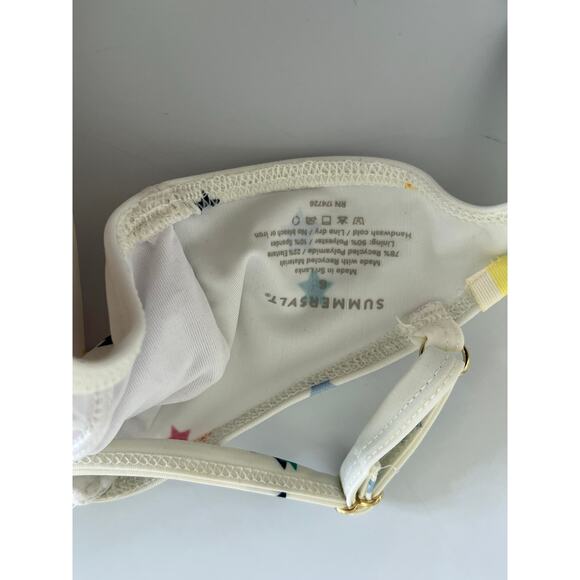 NWT!! SUMMERSALT Small Scatter Stars Home Edit Collaboration Bikini Top Size 6 - Picture 12 of 12